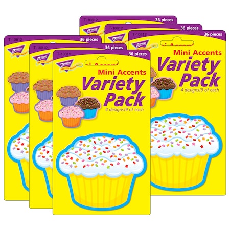 Cupcakes Mini Accents Variety Pack, 36 Pieces, PK6